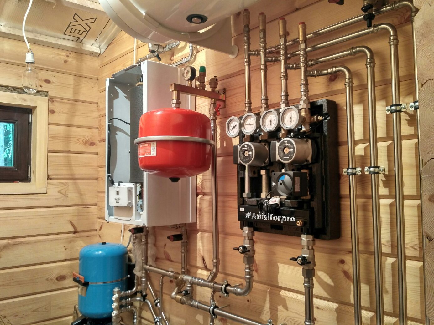 Отопление, водоснабжение и канализация. Отопление и водоснабжение в бане 