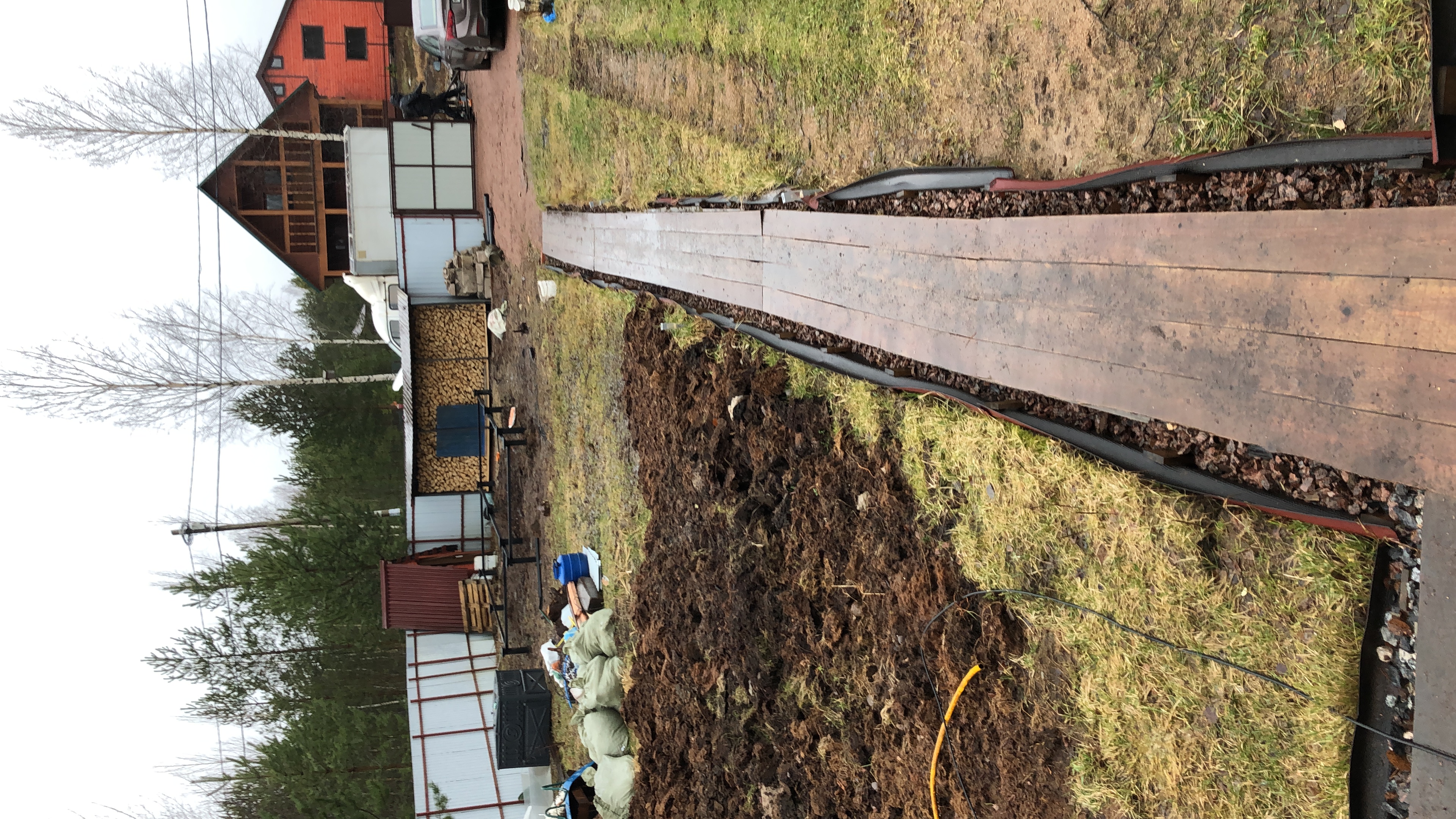 Укладка бордюра для тропинки на даче, Дороги и площадки, Санкт ...